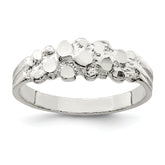 Sterling Silver Nugget Ring