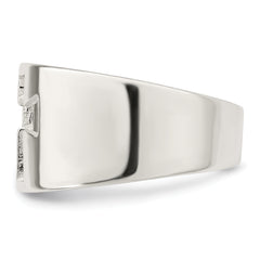 Sterling Silver Cross Cutout Ring