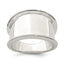 Sterling Silver 15mm Tapered Ring
