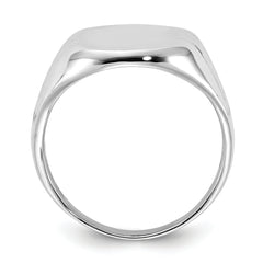 Sterling Silver Polished Signet Ring