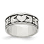 Sterling Silver Claddagh Design Ring - Sophia Jewelers