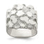 Sterling Silver Men's Nugget Ring, Size 9–11 - Sophia Jewelers