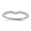 Sterling Silver Rhodium Plated Diamond Wrap Ring