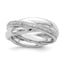 Diamond Band in Sterling Silver, 2mm (0.2 ct. tw.), Size 7–8 - Sophia Jewelers