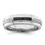 White Night Sterling Silver Rhodium-plated White and Black Diamond Men's Ring