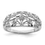 Prong-Set Diamond Ring in Sterling Silver, 2mm (0.03 ct. tw.), Size 6–8 - Sophia Jewelers