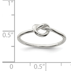 Sterling Silver Polished Knot Ring