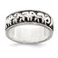 Elephants Ring in Sterling Silver, Antiqued & Polished, Size 6–8 - Sophia Jewelers