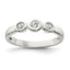 Sterling Silver Polished CZ Ring