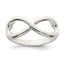 Sterling Silver Polished Infinity Ring