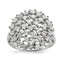 Square Cubic Zirconia Ring in Sterling Silver, 1.5mm, Size 6–8 - Sophia Jewelers