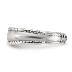 Sterling Silver Polished and Antiqued Set of 2 Toe Rings