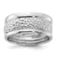 Set Ring in Sterling Silver, Textured - Sophia Jewelers