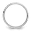 Sterling Silver Rhodium-Plated with Antiqued 9mm Zig Zag Band Ring