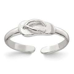 Sterling Silver Polished Flip Flop Toe Ring