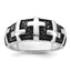 Multi-Cross Men's Ring in Sterling Silver, Size 9–11 - Sophia Jewelers