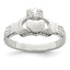 Sterling Silver Solid Claddagh Ring