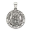 Sacred Heart of Jesus Medal in Sterling Silver, 22mm - Sophia Jewelers