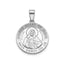 Sacred Heart of Jesus Medal in Sterling Silver, 18.25mm - Sophia Jewelers