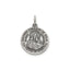 Antique Round Sagrado Corazon Medal in Sterling Silver - Sophia Jewelers