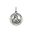 Antique Round St. Agatha Medal in Sterling Silver - Sophia Jewelers