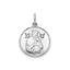 Round Perpetual Help Medal in Sterling Silver, 16.25mm - Sophia Jewelers