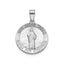 Round Jude Thaddeus-Spanish Medal in Sterling Silver, 18.25mm - Sophia Jewelers
