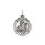 Antique Round St. Lucy Medal in Sterling Silver - Sophia Jewelers