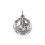 Antique Round Matka Boska Medal in Sterling Silver - Sophia Jewelers