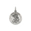 Antique Round St. Michael Medal in Sterling Silver, 14.5mm - Sophia Jewelers