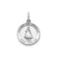 Round Infant of Prague Medal in Sterling Silver - Sophia Jewelers