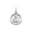 Round St. Rita Medal in Sterling Silver, 13.25mm - Sophia Jewelers