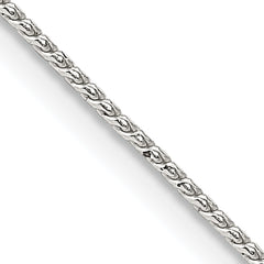 Sterling Silver .95mm Round Franco Chain