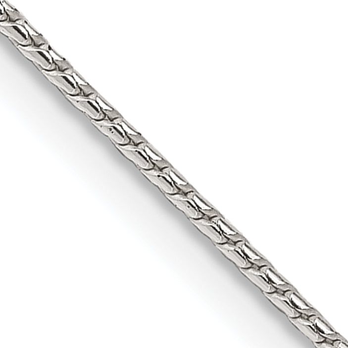 Sterling Silver 1.25mm Round Franco Chain