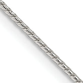Sterling Silver 1.25mm Round Franco Chain