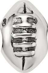 Sterling Silver Reflections Kids Football Bead