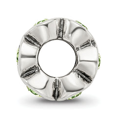 Sterling Silver Reflections August Preciosa Crystal Birthstone Bead