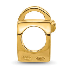 Sterling Silver Reflections Gold-plated Heart Nana Bead