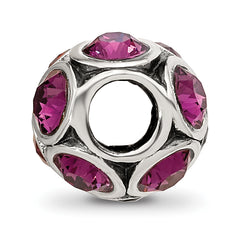 Sterling Silver Reflections February Preciosa Crystal Bead