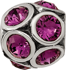 Sterling Silver Reflections February Preciosa Crystal Bead