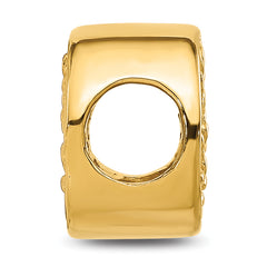 Sterling Silver Reflections Gold-plated Tree of Life Circle Bead