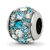 Sterling Silver Reflections Crystal Seaside Bead