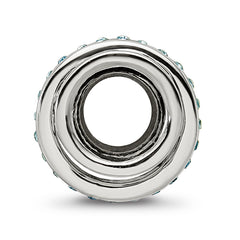 Sterling Silver Reflections Crystals Nouveau Spinner Bead