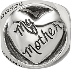 Sterling Silver Reflections My Mother My Friend Trilogy Bead