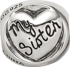 Sterling Silver Reflections My Sister My Friend Trilogy Bead