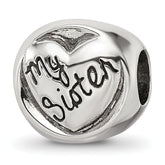 Sterling Silver Reflections My Sister My Friend Trilogy Bead