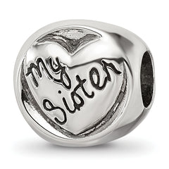 Sterling Silver Reflections My Sister My Friend Trilogy Bead