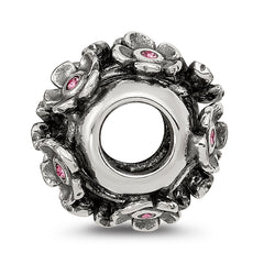 Sterling Silver Reflections Crystal Blossoms Bead