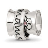 Sterling Silver Reflections Crystals Spinner Grandmother Bead