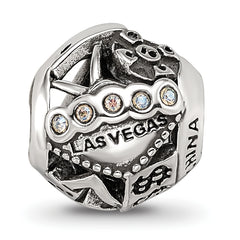Sterling Silver Reflections Crystals Las Vegas Collage Bead